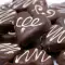 Шоколадови бонбони във формата на сърца