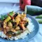 Verduras al curry con arroz