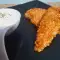 Панирано пилешко филе с бадемова коричка