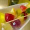 Bocaditos de frutas en gelatina