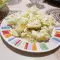 Aardappelsalade met blauwe kaasdressing