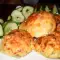 Potato Balls with Zucchini and Cottage Cheese