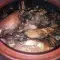 Домашна кокошка с гъби в гювеч