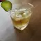 Green Tea and Rum Cocktail