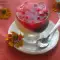 Желиран цветен десерт в чаша