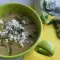 Крем-суп с кабачками и брынзой