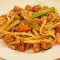 Chinese-Style Linguine with Pork and Vegetables