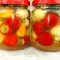 Raw Hot Peppers in a Jar