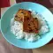 Мариновано тофу с ориз по японски