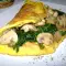 Mushroom and Spinach Omelette