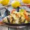 Paella with Chicken and Seafood