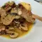 Duck with White Wine and Mushrooms