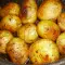 Gebackene neue Kartoffeln mit Sojasoße