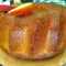Fluffy Peach Sponge Cake
