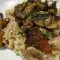Risotto with Mushrooms and Meat