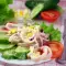 Greek Salad with Calamari