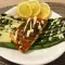 Grilled Salmon and Asparagus with Hollandaise Sauce