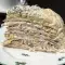 Палачинкова торта с мус от пушена риба