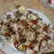 Пилешки шишчета и зеленчуци на грил тиган