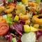 Exotic Salad with Shrimp and Honey Dressing
