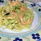 Spaghetti with Zucchini and Shrimp Pesto