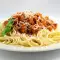 Spaghetti with Minced Meat and Sausages