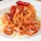 Espaguetis con Salsa Amatriciana
