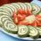 Spinach Roll with Ham and Cream Cheese for Guests