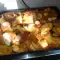 Свинско месо с картофи и маслини на фурна