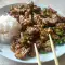 Carne de vită suculentă și fragedă în wok