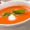 Богата доматена супа с червени чушки