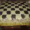 Chessboard Cake with Cream