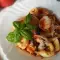 Вегетариански тортелини с домати и пармезан