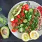 Arranged Tuna and Avocado Salad