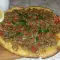 Pizza turca con carne picada