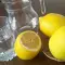 Вода с лимон за възпалени слюнчени жлези