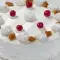 White Cake with Mascarpone Cream