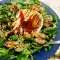 Green Salad with Valeriana and Baked Camembert