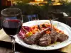 Lamb Cutlets with Rosemary and Wine