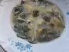 Супа от алабаш и зелении в мултикукър