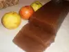 Apfelmarmelade in einer Kuchenform