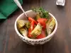Руска салата от артишок и домати