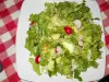 Освежающий салат с авокадо и редисом