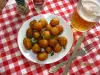 Беби-картофель со специями и оливковым маслом