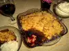 Bakewell Pudding with Blackberries