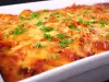 Macaroni Lasagna with Minced Meat and Cream
