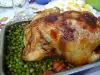 Balsamic Chicken with Peas and Carrots