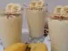 Postre de crema de plátano sin huevos