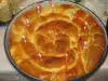 New Year`s Spiral Phyllo Pastry with Yeast