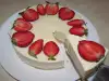 Quick Cheesecake with Strawberries